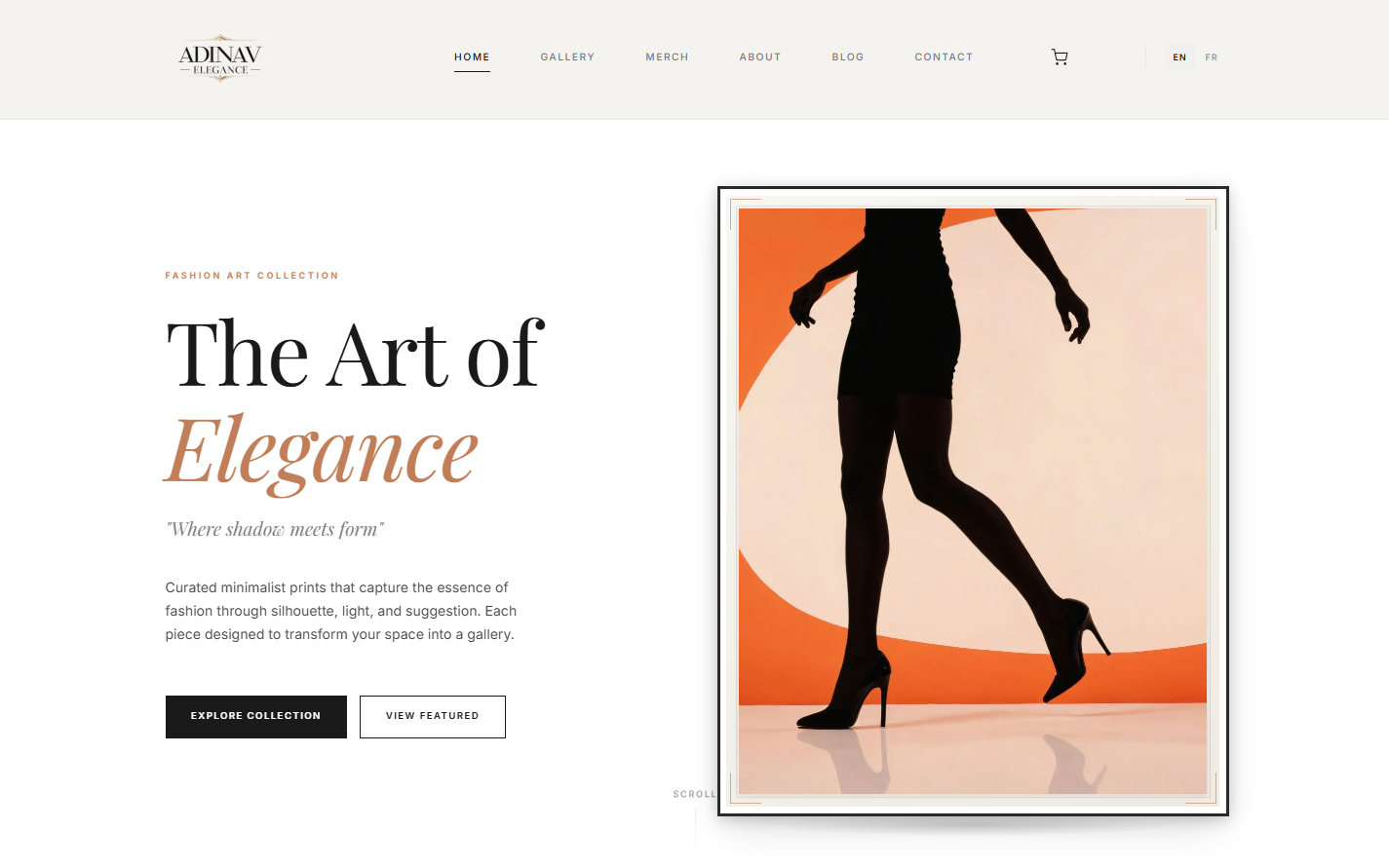 Adinav Elegance - E-commerce Platform