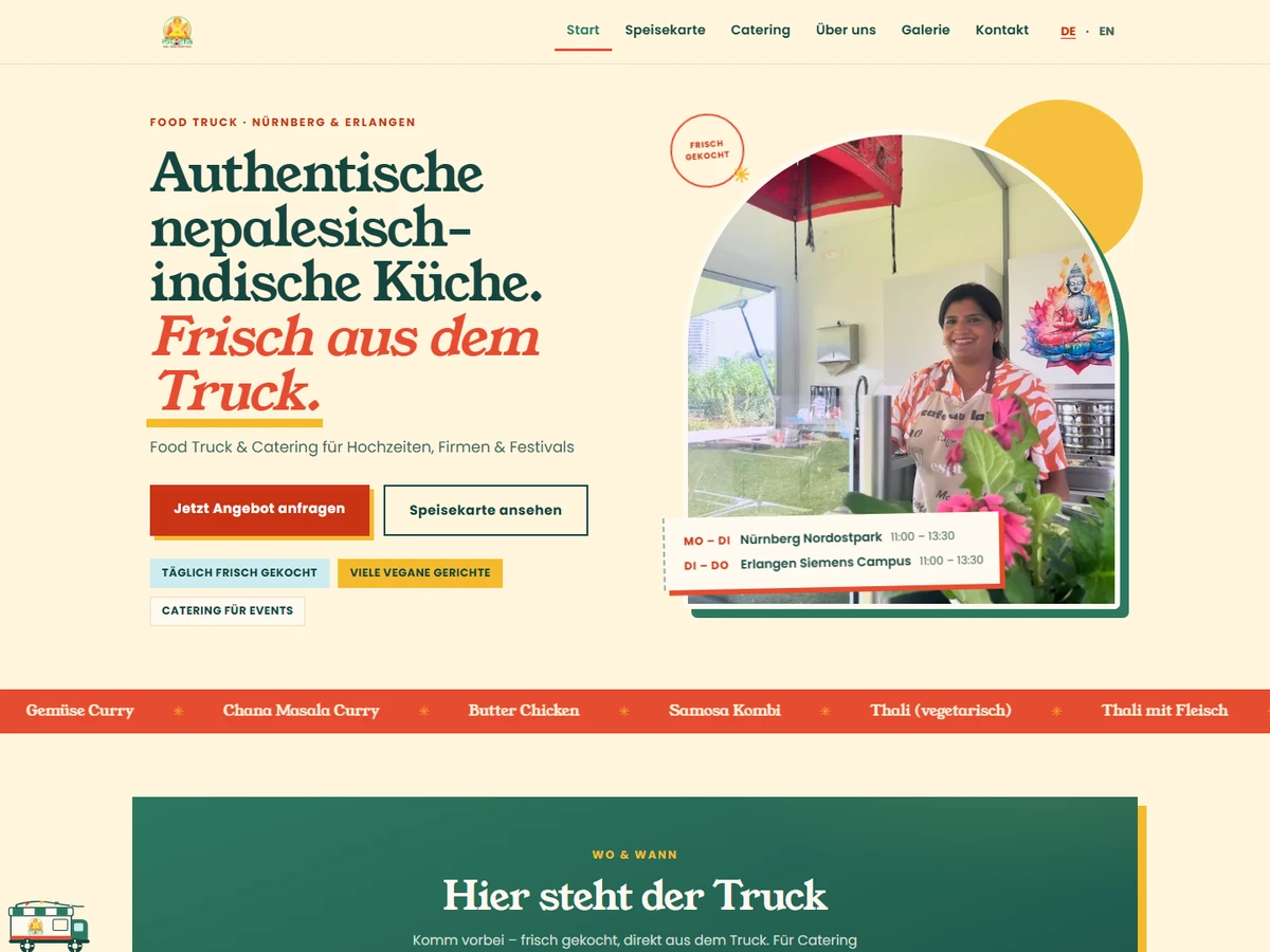 Mitocha — food truck site, Nürnberg